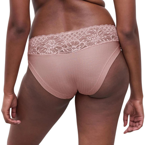 Back of the Chantelle Sublime Brief Knicker - Authentic Pink