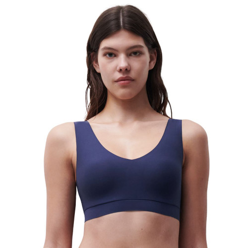 Chantelle Soft Stretch Padded Crop Top - Ultra Marine