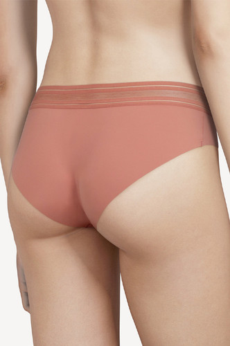 Back of the Passionata Rhythm Short Knicker in rose canyon