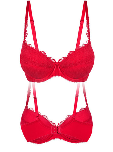 Detailing to the Lepel Fiesta Padded Plunge Bra