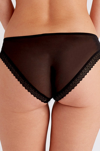 Back of the Pretty Polly Graphic Mesh Brief Knicker