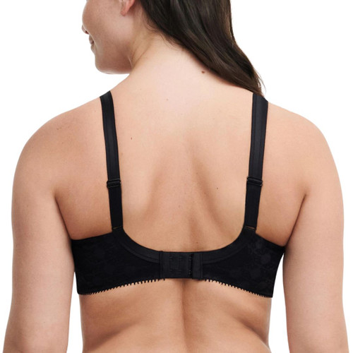 Back of the black Chantelle Day To Night Full Cup Bra