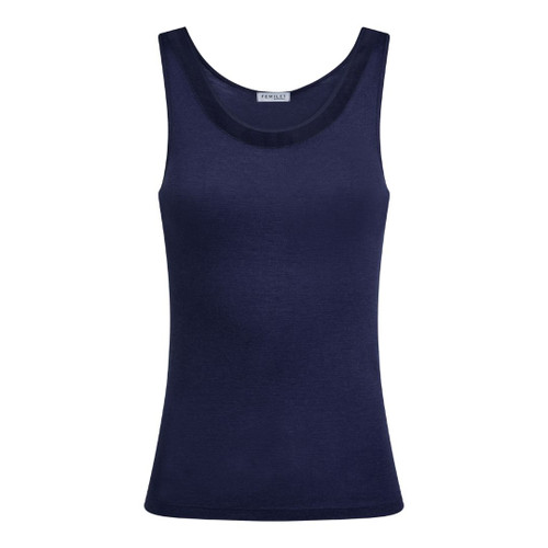 Femilet Juliana Merino Wool Vest Top - Night Blue