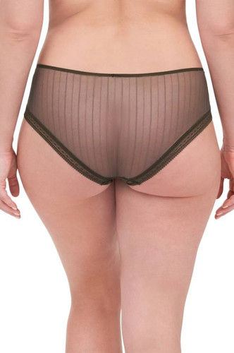 Back of the Passionata Maddie Short Knicker in Khaki