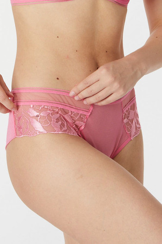 Maison Lejaby Sin Short Knicker - Pink Lemonade