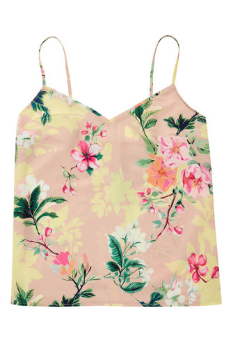 Maison Lejaby Nufit Garden Camisole Top detail - Blooming Garden