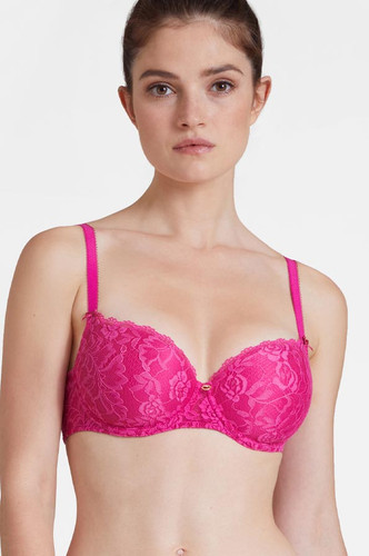 Aubade Rosessence Moulded Half Cup Bra - Fuchsia