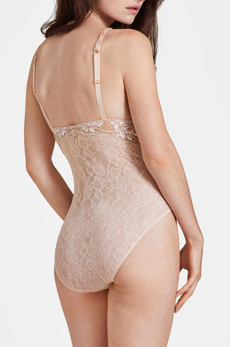 Back of the womens Aubade Melodie D'Ete Lace Bodysuit