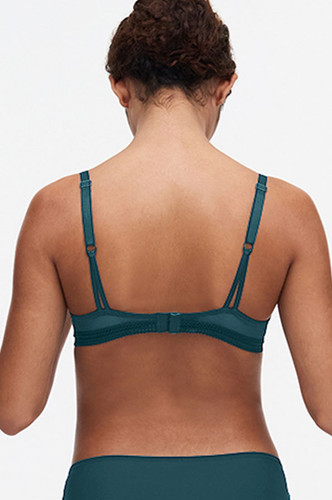Back of the ming blue Passionata Thelma Half Cup Bra