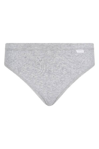 Heather Grey Chantelle Cotton Comfort Brief Knicker