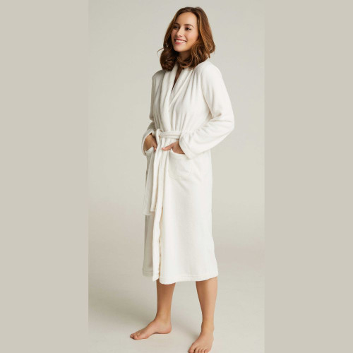 Femilet Teddy Robe in Milk White