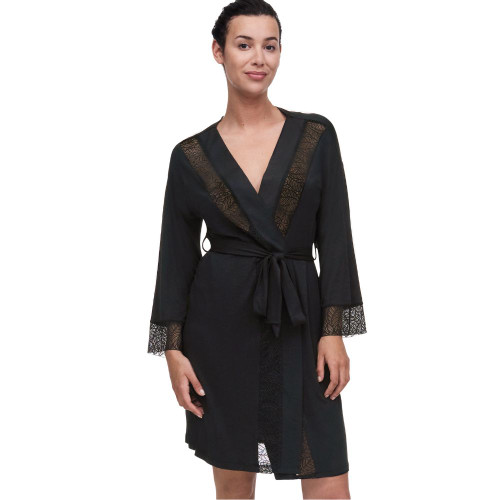 Black Femilet Jazz Kimono Robe