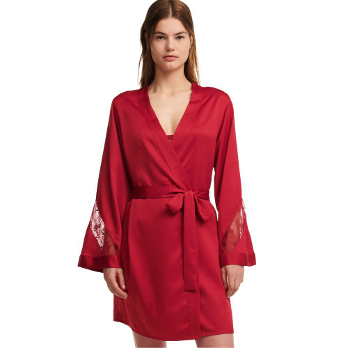 Chantelle Orchids Kimono - Passion Red