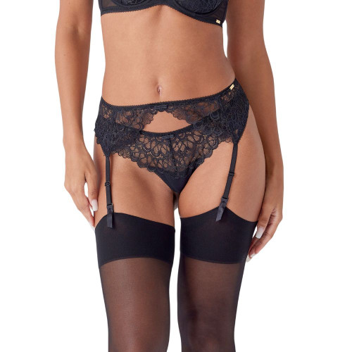 Gossard Swirl Suspender Belt and thong