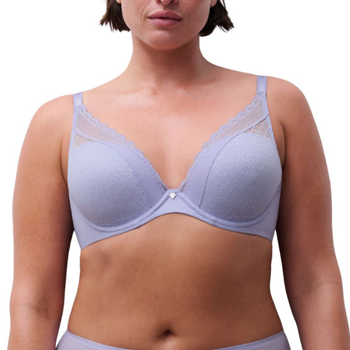 Chantelle EasyFeel Norah Chic Plunge T-Shirt Bra - Thistle