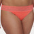 Detail to the coral Chantelle Easy Feel Floral Touch Tanga in