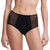 Chantelle Easy Feel Norah Chic High Waisted Brief Knicker - Black