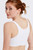 Back of the white Pretty Polly Eco-Wear Comfort Non Wired Bra