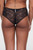 Back of the black Passionata Ondine Short Knicker