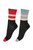 Pretty Polly Top Striped Bamboo Socks For Women - 2 Pairs