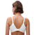 Back of the Chantelle Easy Feel Norah Non Wired Support Bra - White