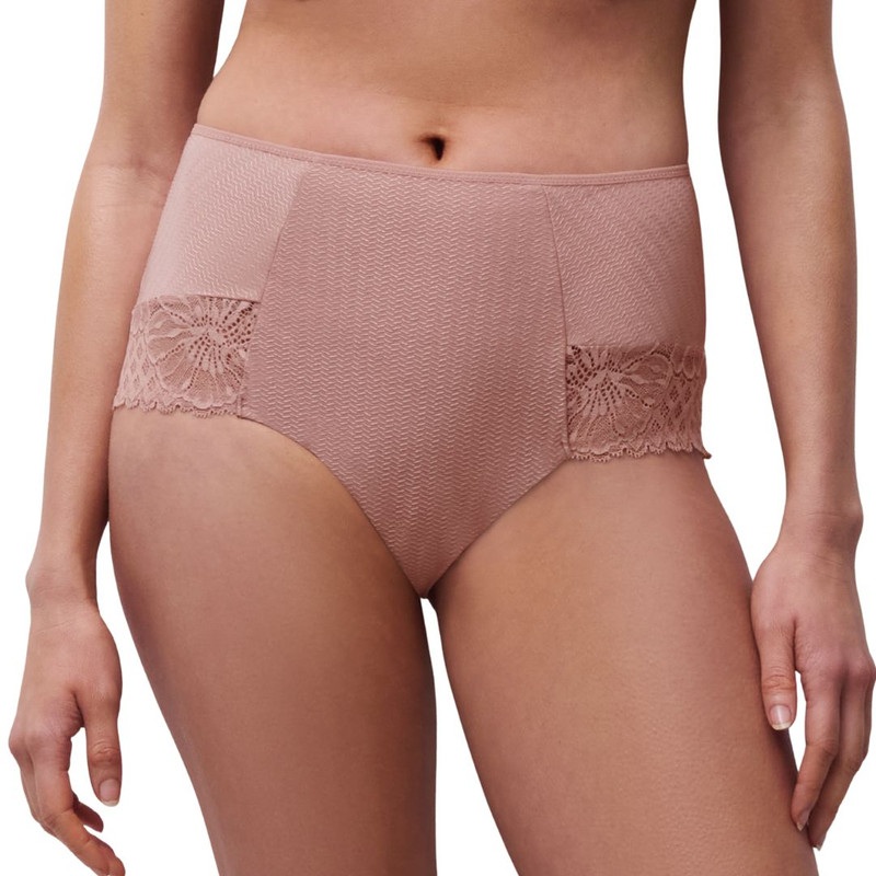 Authentic pink Chantelle Sublime High Waist Brief Knicker