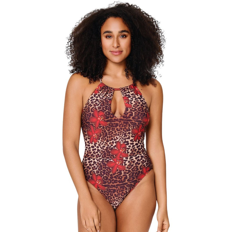 Lingadore Leopard Flower One-Piece Swimsuit