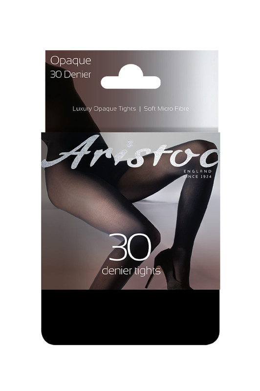 Aristoc 30 Denier Opaque Tights in black