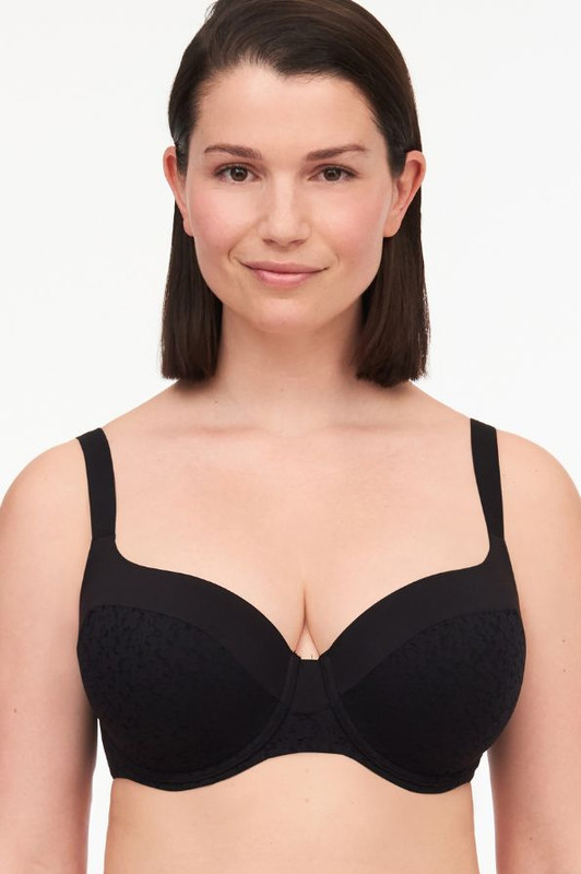 Black Chantelle Easy Feel Norah T-Shirt Bra