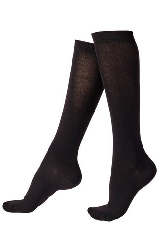 Pretty Polly Knee High Bamboo Socks For Women | Black | 1 Pair