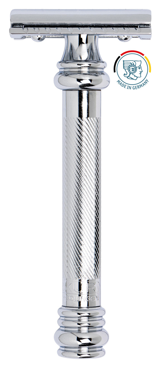 Merkur - DE Safety Razor 38C, Barber Pole HD, Straight Guard, German  (9038001)