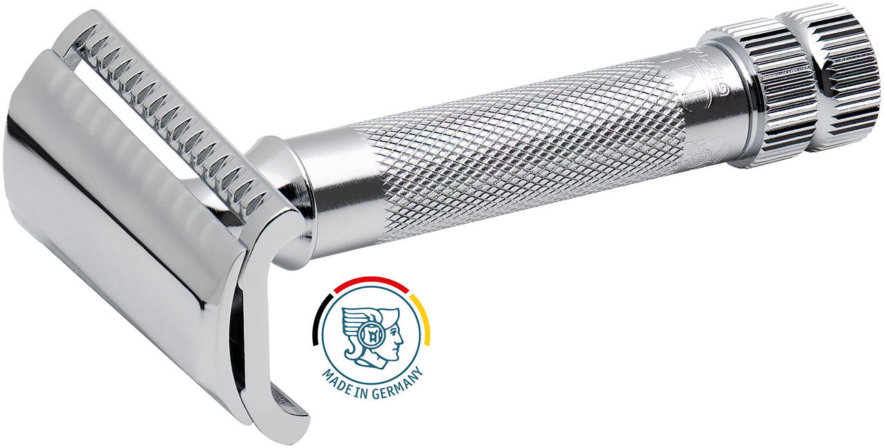 Merkur 37C Slant Bar Safety Razor | German Double Edge Razor