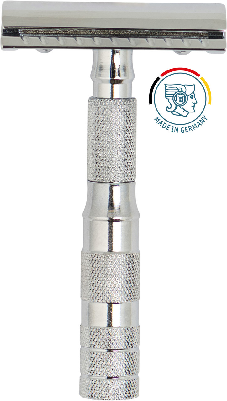 Merkur - DE Safety Travel Razor 933C, Straight Guard, German