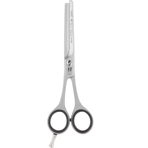 Roseline - Hair Thinning Scissors, Left Hand, 39 Teeth, Single Cut, 5 inch,  Round Shank, Stainless, German