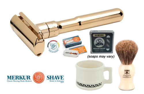 Merkur - FUTUR 701 Adjustable (Polished) DE Safety Razor Starter