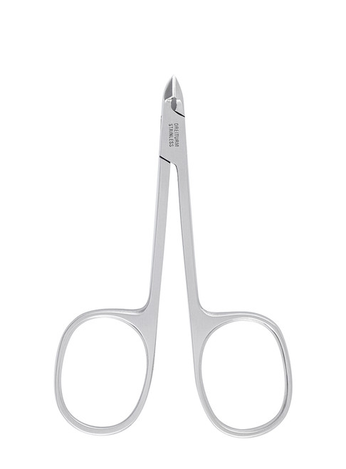 Dreiturm - Cuticle Nipper, 1/2 jaw (.2 inch, 5 mm), Sciss Hdl, Box Jnt, INOX, 3 inch Overall, German Solingen (331908)