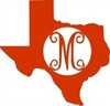 Texas Frame Letter Monogram WS