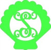 Seashell - Shape Framed Monogram, Unfinished MDF WS