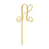 Cake Topper Uppercase Monogram WS