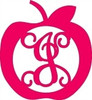 Apple Framed Monogram Letter WS