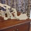 Free Standing Table Top Nativity Scene , Unfinished MDF WS