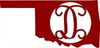 Oklahoma Frame Letter Monogram WS