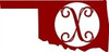 Oklahoma Frame Letter Monogram WS