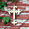 UNFINISHED WOODEN CROSS PAINTABLE WALL HANGING STACKABLE CROSS (4)WS