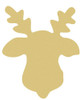 Reindeer, unfinished wooden cutout, WS