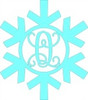 Snowflake Monograms WS