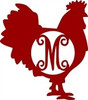 Rooster Monograms WS