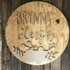 22" Pine Circle Nursery Name Sign Girl WS