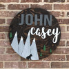 22" Pine Circle Nursery Name Sign WS