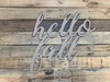 Script hello fall Unfinished Word WS